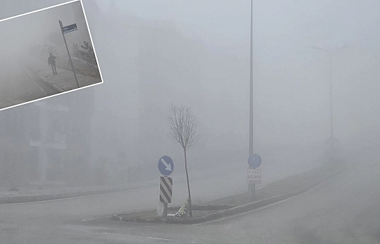 Elazığ'da yoğun sis