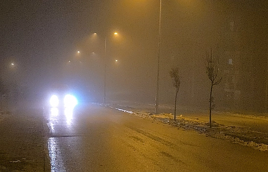 Elazığ'da yoğun sis