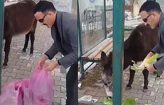 Elazığ'da yürek ısıtan davranış