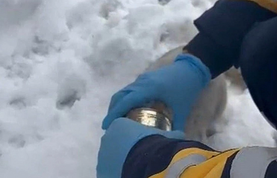 Elazığ'da yürekleri ısıtan görüntü