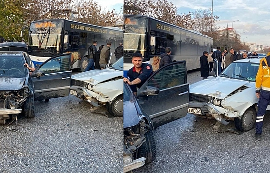 Elazığ'da Zincirleme Trafik Kazası