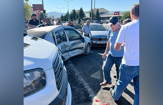 Elazığ'da zincirleme trafik kazası!