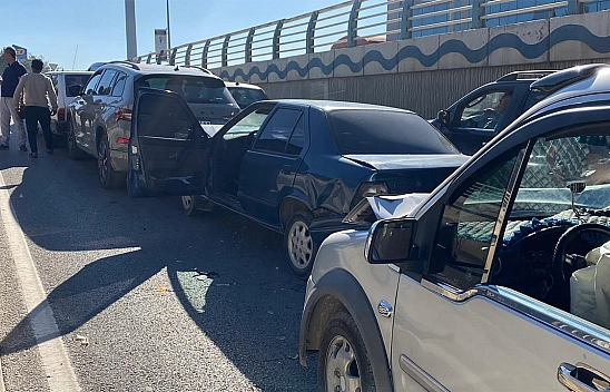 Elazığ'da zincirleme trafik kazası