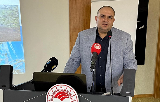 Elazığ'da zirai don sonrası çiftçilere bahçe bakım eğitimi verildi