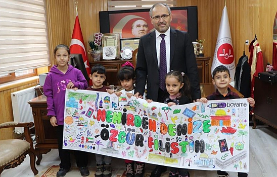 Elazığ'dan Filistin'e destek