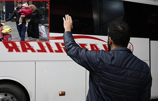 Elazığ'dan ilk aile Suriye'ye gitmek için yola çıktı