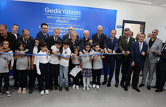 Elazığ Dumlupınar İlkokulu'nda kütüphane açıldı