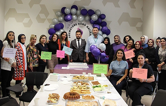 Elazığ Fethi Sekin Şehir Hastanesi'nde Dünya Prematüre Günü kutlandı