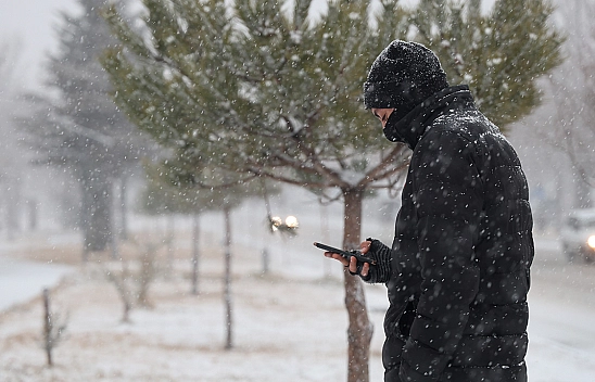 Elazığ güne yoğun kar yağışı ile uyandı