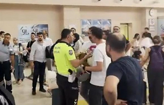 Elazığ Havalimanında Kavga!