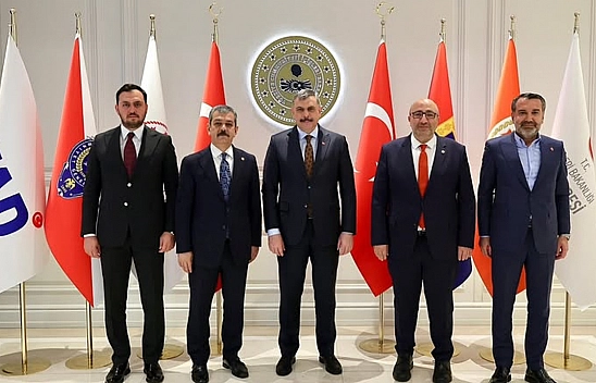 Elazığ Heyetinden İçişleri Bakanı Mustafa Çiftçi'ye ziyaret