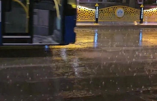 Elâzığ'ı sağanak yağmur vurdu