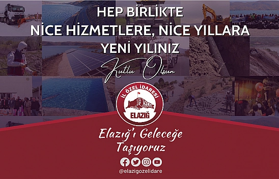 Elazığ İl Özel İdaresi Yılbaşı Kutlama Mesajı