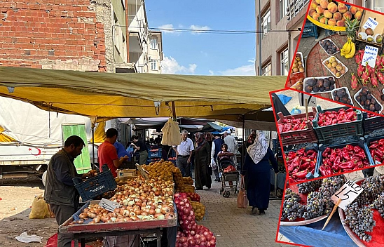 Elazığ'ın salı pazarında güncel sebze-meyve fiyatları