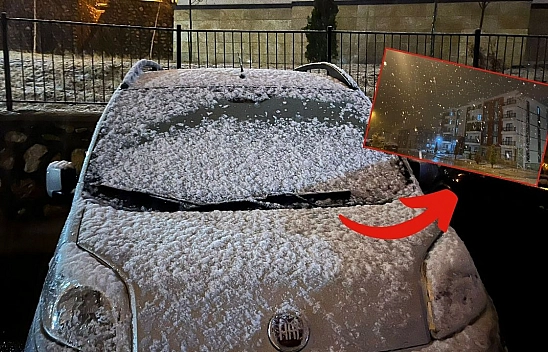 Elazığ'ın yüksek kesimlerinde kar yağışı başladı