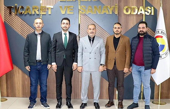 Elazığ inşaat müteahhitleri derneğinden ETSO'ya ziyaret