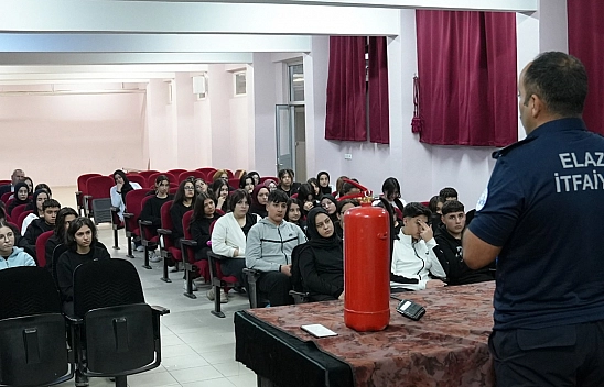 Elazığ İtfaiyesi, 2025 yılında 57.568 vatandaşa yönelik eğitim verdi