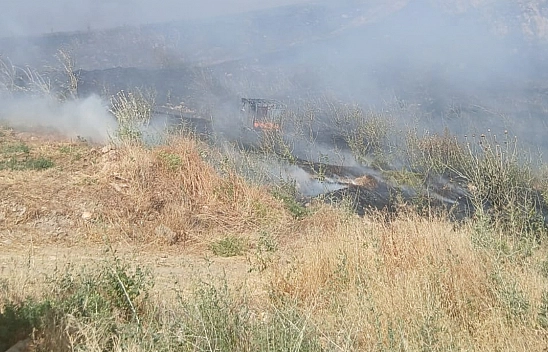 Elazığ İtfaiyesi'nden 19 farklı noktada çıkan yangınlara müdahale