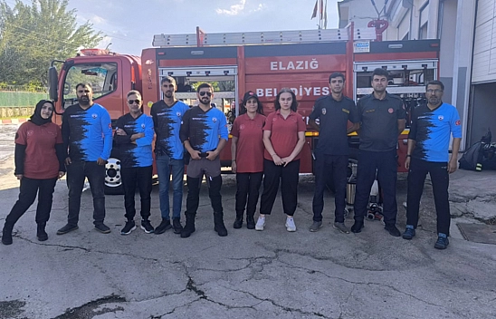 Elazığ İtfaiyesi'nden TAMGAKUT'a yangın eğitimi