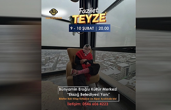 Elazığ kahkahaya doyacak
