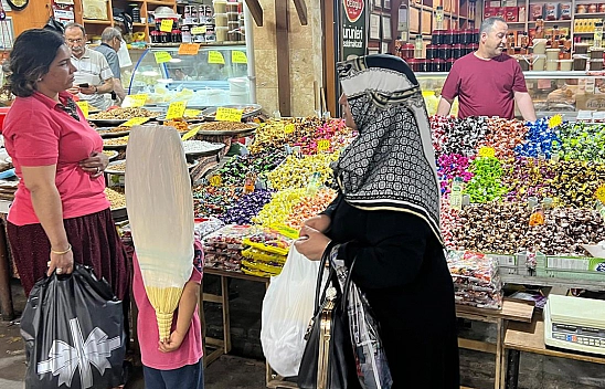Elazığ Kapalı Çarşı'da Bayram Hareketliliği