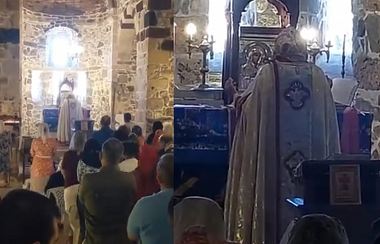 Elazığ Meryem Ana Kilisesi'nde ayin düzenlendi