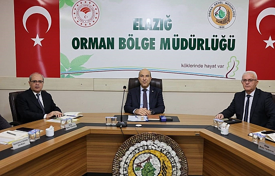 Elazığ Orman Bölge Müdürlüğü'nde 2026 planlama toplantısı yapıldı