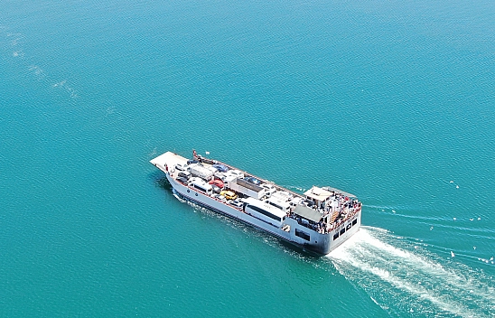 Elazığ-Pertek Feribotlarında Bayram Dönüşü Yoğunluğu