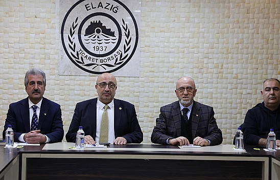 Elazığ Ticaret Borsası'nda 2025 değerlendirildi, 2026 hedefleri masaya yatırıldı