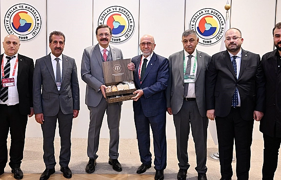 Elazığ Ticaret Borsası yönetimi, TOBB 81'inci Genel Kuruluna katıldı