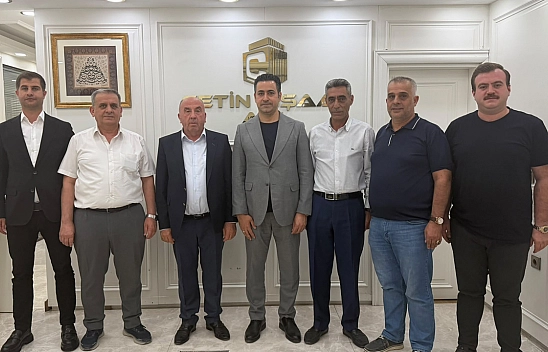 Elazığ TSO başkan adayı Ahmet Ballıca'dan Çetin İnşaat'a ziyaret