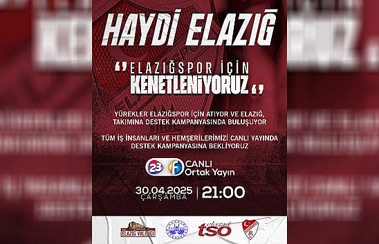 Elazığ TSO'dan Elazığspor'a Destek Kampanyası
