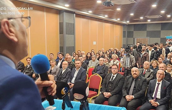 Elazığ Türk Ocağı 'Amerika'nın Yüzyıllık Orta Doğu Hayali' konulu Konferans düzenlendi