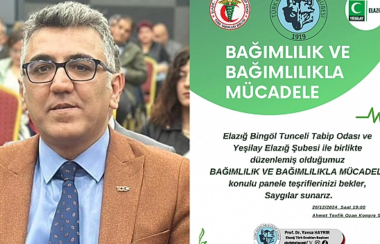 Elazığ Türk Ocağı 'bağımlılık ve bağımlılıkla mücadele' konulu panel düzenleyecek