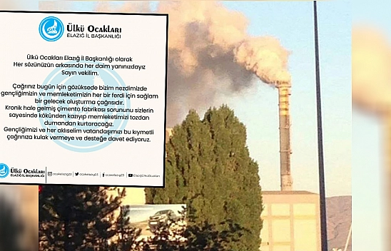 Elazığ Ülkü Ocakları: Memleketimizi tozdan dumandan kurtaracağız