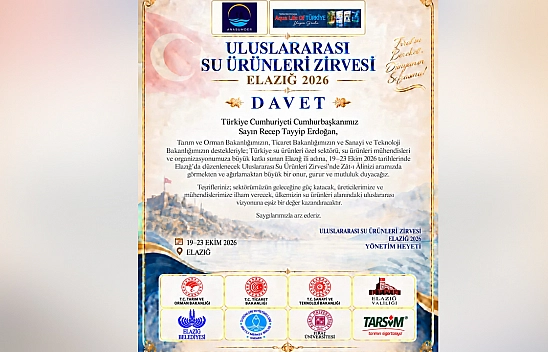 Elazığ, Uluslararası Su Ürünleri Zirvesi'ne ev sahipliği yapmaya hazırlanıyor
