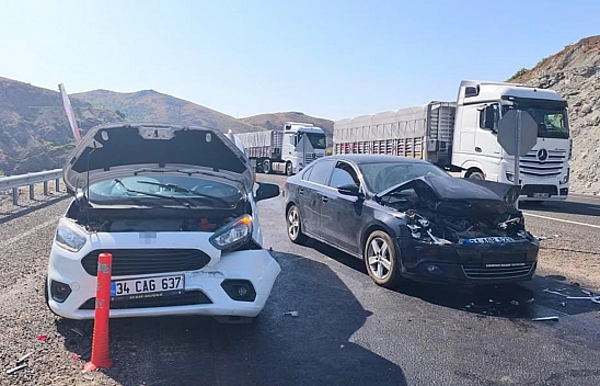 Elazığ zincirleme trafik kazası!