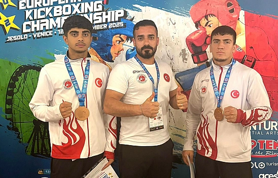 Elazığlı kick boksçulardan Avrupa Şampiyonası'nda bronz madalya