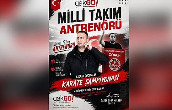 Elazığlı polis memuru antrenöre milli görev