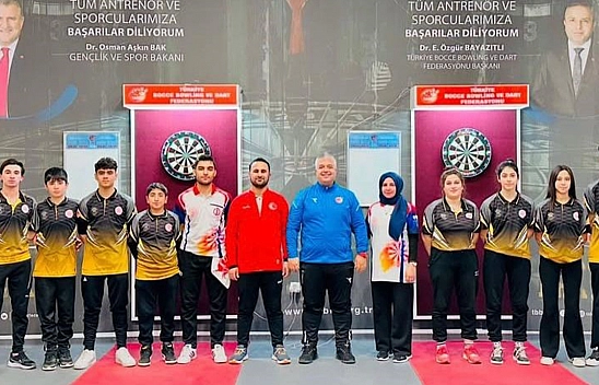 Elazığlı sporcular Türkiye Dart Şampiyonası'ndan derece ile döndü