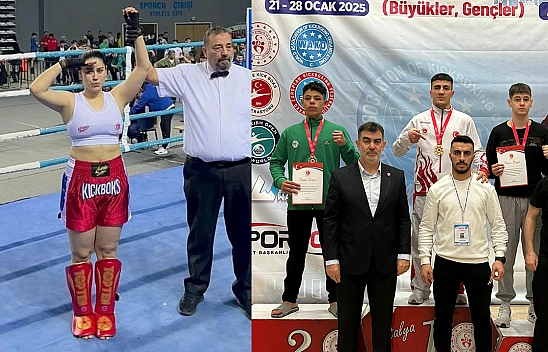Elazığlı sporculardan Kick Boks başarısı