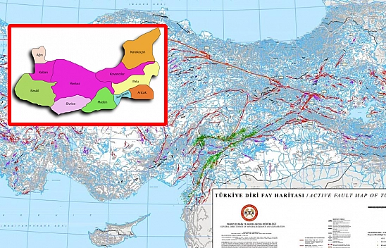 Elazığlılar risk derecesini bilmiyor! MTA diri fay haritasını güncelledi... Elazığ'da deprem riski var mı?