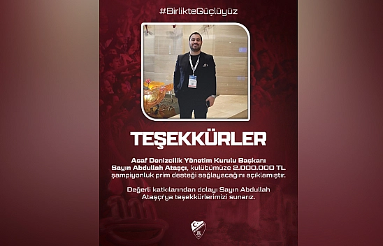 Elazığspor'a Abdullah Ataşçı'dan 2 Milyon TL'lik prim desteği