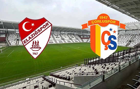 Elazığspor – Çorluspor 1947 maçı canlı anlatım