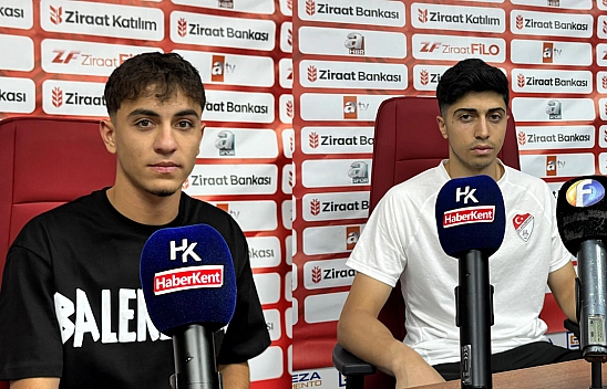 Elazığspor'da genç oyunculardan maç sonu değerlendirmesi