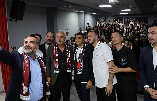 Elazığspor'dan öğrencilere anlamlı ziyaret: Hedef şampiyonluk!