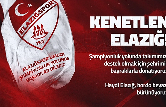 Elazığspor'dan şampiyonluk yolunda anlamlı kampanya: Kenetlen Elazığ