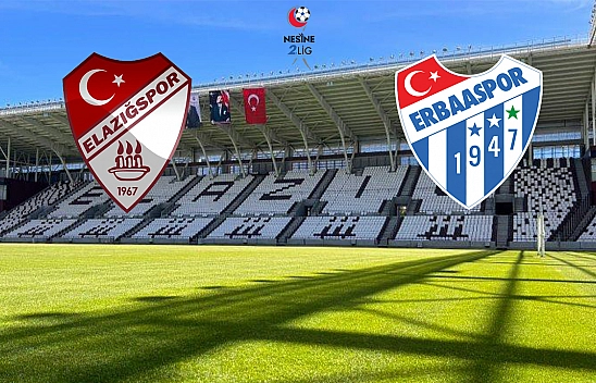 Elazığspor- Erbaaspor maçı canlı anlatımı