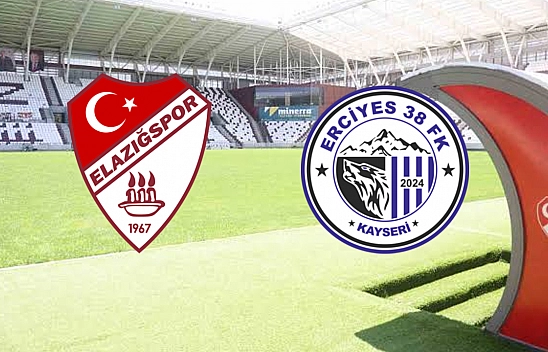 Elazığspor - Erciyes 38 FK maçı canlı anlatım