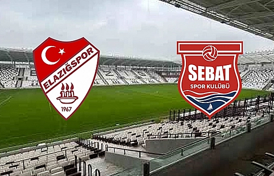 Elazığspor- Sebatspor maçı canlı anlatım
